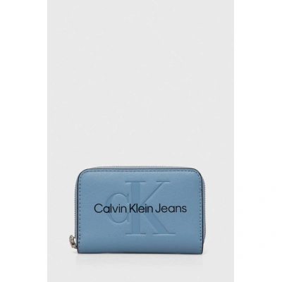 Peněženka Calvin Klein Jeans bílá barva