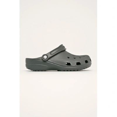 Pantofle Crocs Classic šedá barva, 207431