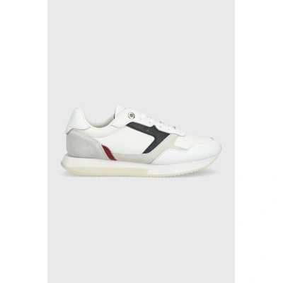 Sneakers boty Tommy Hilfiger ESSENTIAL TH RUNNER bílá barva, FW0FW06947