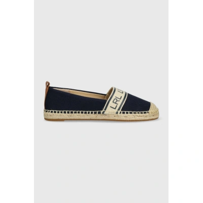 Espadrilky Lauren Ralph Lauren Caylee III tmavomodrá barva, 80289100000000000