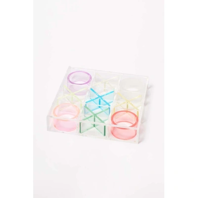 Hra SunnyLife Lucite Tic Tac Toe Aurora