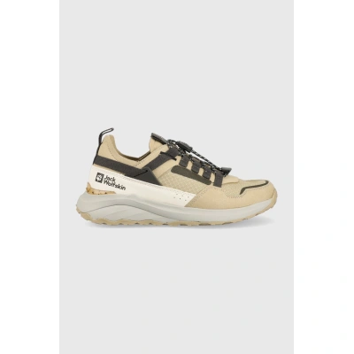 Boty Jack Wolfskin Dromoventure Athletic Low dámské, béžová barva, 4057001