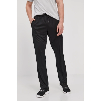 Kalhoty Reebok FP9120 pánské, černá barva, hladké