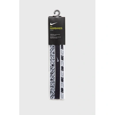 Sada sportovních čelenek Nike (3-pack) černá barva