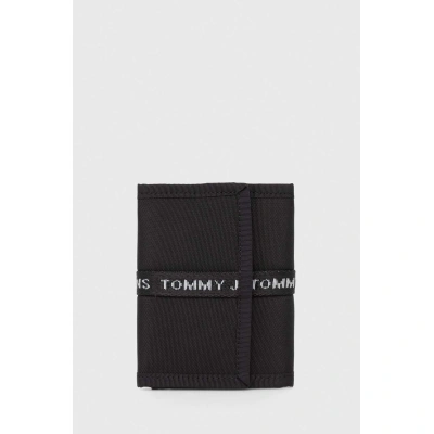 Peněženka Tommy Jeans černá barva