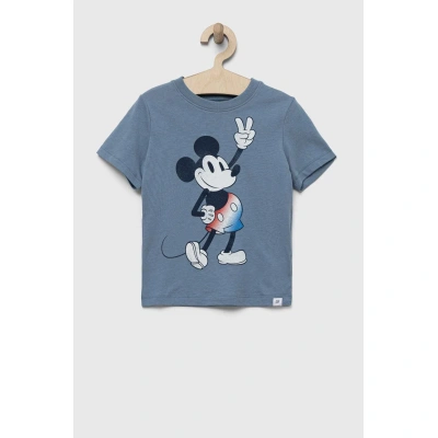 Dětské bavlněné tričko GAP x Disney s potiskem