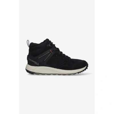 Boty Merrell Wildwood Sneaker Boot Mid Wp Wip pánské, černá barva, J067285