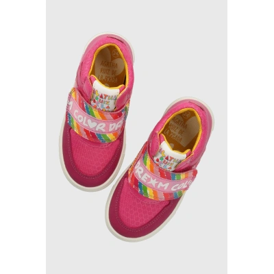 Dětské sneakers boty Agatha Ruiz de la Prada růžová barva