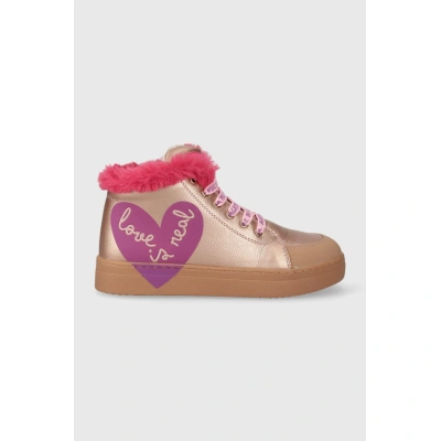 Dětské sneakers boty Agatha Ruiz de la Prada zlatá barva