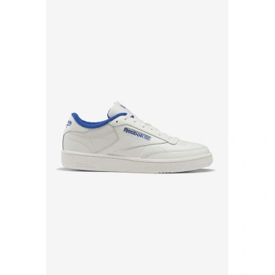 Kožené sneakers boty Reebok Club C 85 IE9388 bílá barva, IE9388-white